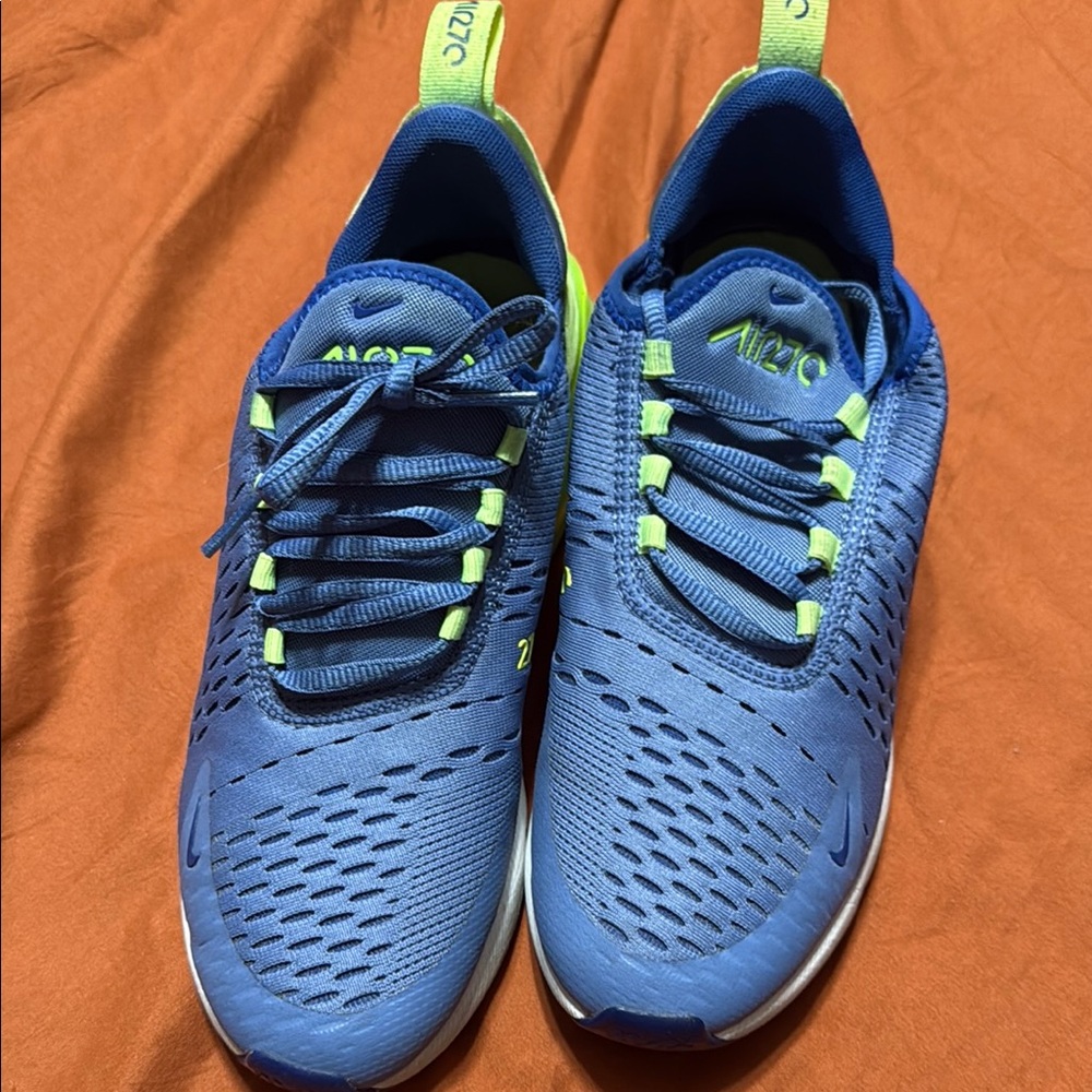 Nike Air Max Blue with Neon Accents